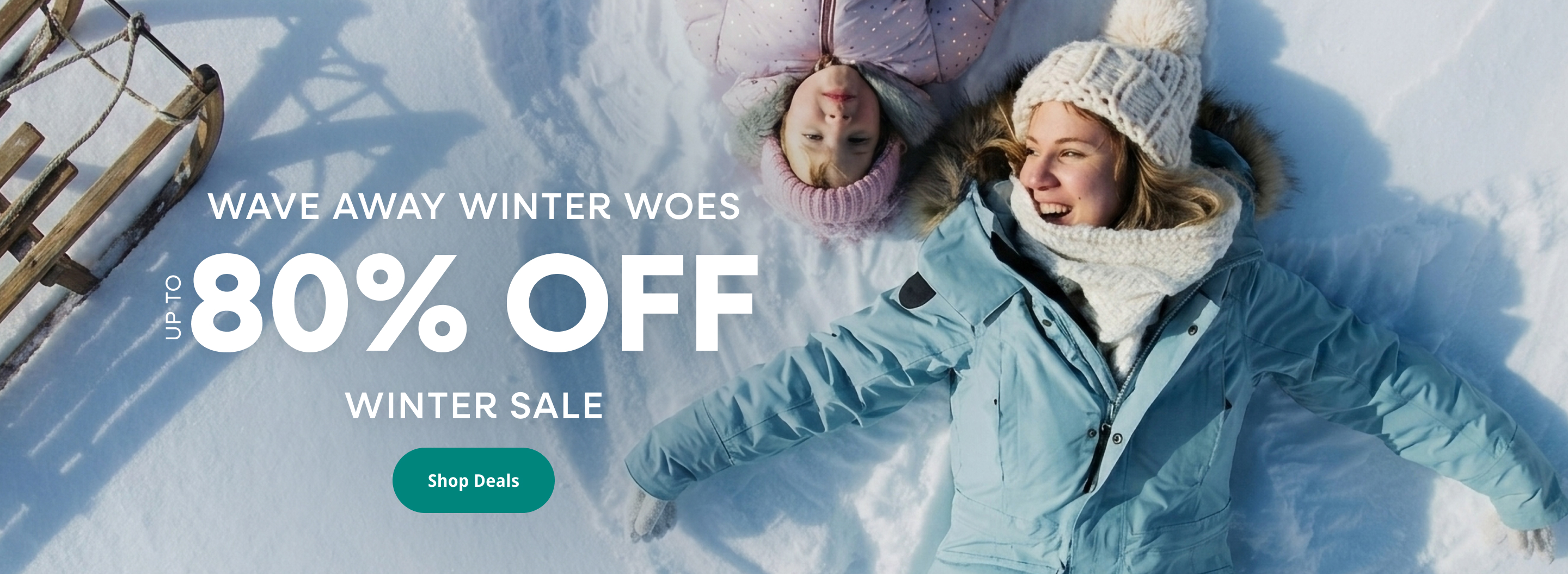 Wave Away Winter Woes - Up To 80% Off